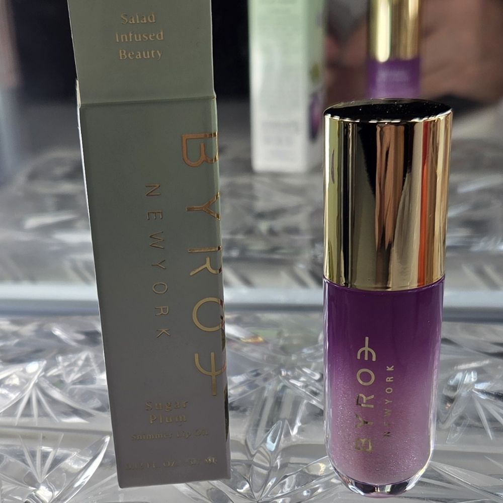BYROE Sugar Plum Shimmer Lip Oil (0.1 oz / 3mL) NEW